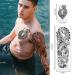 CUTELIILI Halloween Temporary Tattoo 18 Sheets - Full Sleeve & Half Arm Designs, Waterproof and Realistic Fake Tattoos for Men and Women - Great Christmas Gift - Buy Online on GoSupps.com