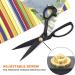 8 Inch Professional Tailor Scissors - Heavy Duty Sewing Shears for Fabric and Leather Cutting - Industrial Grade Sharp Scissors for Home, Office, Artists, and Dressmakers - Black - Buy Online on GoSupps.com
