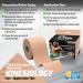 Physix Gear Sport Kinesiology Tape - Waterproof Muscle Support Adhesive - 2in x 16.4ft Roll - Injury Recovery Aid - Beige Nude (2 Pack) - Buy Online on GoSupps.com