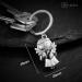 Fabach Guardian Angel Keyring - Silver Heart Star Keychain Gift for Girlfriend | Lucky Charm & Angel Fortune Jewelry - Buy Online on GoSupps.com