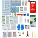 Breakwater Supply Waterproof First Aid Kit Dry Bag - Emergency Survival Supplies for Boating, Camping, Kayaking - Includes Heavy-Duty Carabiner, Floating Design, Reflective Details - Lightweight Marine First Aid Kit (Red) - Buy Online on GoSupps.com