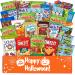 Halloween Care Package Snack box (45) Candy Snacks Assortment Trick or Treat Cookies Food Bars Toys Variety Gift Pack Box Bundle Mixed Bulk Sampler for Children Kids Boys Girls College Students Office