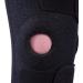 Athletec Sports Knee Support - Open-Patella Stabilizer for ACL, LCL, MCL, Meniscus Tear - Size Medium, Black - Adjustable Straps - Relieve Arthritis, Tendonitis Pain - Buy Online on GoSupps.com