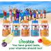 Lifeable Sugar Free Vitamin D for Kids 1000 IU Gummy Supplement - Gluten Free, Vegetarian Chewable for Strong Bones - 90 Gummies - Buy Online on GoSupps.com