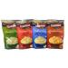 Idahoan Mashed Potatoes Bundle of 4 Variety Pack - Buttery Mashed Four Cheese Mashed Butter & Herb Mashed Roasted Garlic Mashed