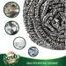 SCRUBIT 6 Pack Stainless Steel Scourers - Kitchen Scrubber Pads for Dishes, Pots, Pans, Ovens - Tough Cleaning Solution - Buy Online on GoSupps.com