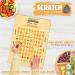 Cradle Plus 100 Foods Before 1 Scratch Off Poster with Baby Led Weaning Book - Baby Food Ideas, Tracker, Cookbook, Crown and Certificate - Yellow - Buy Online on GoSupps.com