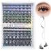 Lash Clusters Natural Individual Lash Extensions DIY Wispy Faux Mink Lash Tray at Home False Eyelashes Multi-type Mix Bottom 30D 40D 280PCS