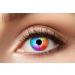Eyecatcher 84080341-759 - Colored contact lenses 1 pair for 12 months rainbow carnival Halloween
