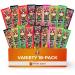 Peaceful Squirrel Variety, Tao Kae Noi Thai Big Rolls Seaweed Snacks Healthy On The Go Nori Snacks For Kids and Adults, 18-Pack, Variety of 6 Flavors, Omega-3s, Fiber, Antioxidants, Vitamin B12, 18 Rolls, 0.1 Ounce