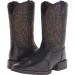 ARIAT Men's Sport Wide Square Toe Western Boot 11 - Black Deertan/Black | Comfortable and Stylish Cowboy Boot - Buy Online on GoSupps.com