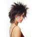 WIG ME UP TYW60473-4 | Short Teased Wild Strands 80s Wave Punk Wig for Women - Dark Brown - Buy Online on GoSupps.com