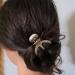 Gold Matte Metal Hair Clip Claws Combo Pack - Minimalist Octopus Barrette Jaw Clamp Set - Buy Online on GoSupps.com