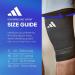 Shop adidas Performance Aeroready Knee Brace - White Size M | International Shipping Available - Buy Online on GoSupps.com