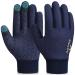 Aotow children gloves winter warm bicycle gloves-kids touchscreen waterproof thermo fleece bike MTB winter glove with windproof anti-slip running glove for young girl 4-12 years XL (10-12 years)