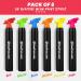 The Glowhouse UV Neon Face Paint and Body Paint Stick (Pack of 6) Fluorescent Brightest Glow under UV! - Buy Online on GoSupps.com