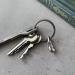 Temlum 2.5 cm Mini Carabiner Set - Aluminum Key Rings for Camping Travel & Hiking | 10 Black Hooks - Buy Online on GoSupps.com
