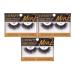 i-ENVY Luxury Mink Collection False Eyelashes 100% Real Mink Glamorous Eye Look Lashes Maximum Fluffiness 3D Multi-Curl Angle (3 Pack)