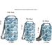 Skog Kust DrySk Waterproof Floating Dry Bag with Zippered Pocket | Ideal for Kayaking, Rafting, Boating, Swimming, Camping | 5L Waves Design - Buy Online on GoSupps.com