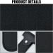 Buy SUPERFINDINGS 4Pcs PU Leather Razor Protective Case - Black Shaving Pouch Holder for Travel | 141mm Long Button Design - Buy Online on GoSupps.com