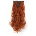 Onedor 20" Curly Full Head Clip in Synthetic Hair Extensions 7pcs 140g (T1439)