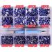 3320Pcs Sapphire Nail Art Rhinestones Crystal 3D Gems Kit - 24 Types, 320 Diamonds, 3000 Round Crystals, Tweezers Pen - Sapphire Blue - Buy Online on GoSupps.com