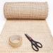 7FT Natural Pre-Woven Rattan Webbing for Caning Projects - 24 Width, Open Mesh Cane Sheet - Buy Online on GoSupps.com