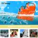 IDRYBAG Waterproof Backpack Dry Bag 5L - Orange | For Women Men | Ideal for Kayaking, Boating, Hiking | Waterproof Floating Bag - Buy Online on GoSupps.com