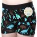 Dry & Cool daily incontinence brief for young underwear washable absorbing dino black/green/blue 134-140 cm (9-10 years)