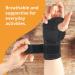 Fititude Copper Infused Wrist Brace for Sport Injuries - Large Left | Wrist Sprain & Tendonitis Support - Buy Online on GoSupps.com