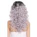 Buy WIG ME UP RGF-6467C-T1B/SILVER - Long Voluminous Ombre Black to Silver Grey Women's Wig - Buy Online on GoSupps.com