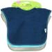 Green Sprouts Pull-Over Stay-Dry Bibs 9-18 Months Blue Aqua and Gray 3 Pack