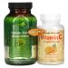 Irwin Naturals Immuno-Shield All Season Wellness 100 Liquid Soft-Gels + Vitamin C 500 mg 30 Capsules