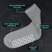 Debra Weitzner Non-Binding Diabetic Socks 3Pk - Men and Women - Grey Crew with Non-Slip Grips - Size 10-13 - Buy Online on GoSupps.com