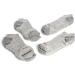 Ballston Lightweight Merino Wool Low Hiking Socks - 4 Pairs (Small, Lunar Gray) | All Season for Men and Women - Buy Online on GoSupps.com
