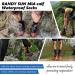 Randy Sun Waterproof Breathable Socks | SGS Certified Unisex Novelty Trail Socks | 1 Pair Medium | Blue & Red USA Flag Design - Buy Online on GoSupps.com