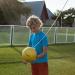 Champion Sports Portable Tetherball Set - Classic Outdoor Game with Soft Ball, Nylon Rope, Telescopic Pole, and Air Pump - Buy Online on GoSupps.com