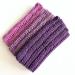 Set of 3 Handmade Crochet Washcloth Linen Dish Towels - 100% Cotton, Eggplant Orchard and Mulberry Color - Home Kitchen and Bath Accessories - Buy Online on GoSupps.com