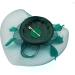 Ladies Dark Green Feather Fascinator Clip/Headband Weddings Races Royal Ascot Hair Piece - Buy Online on GoSupps.com