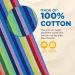 Ben Kaufman Colored Classic Multi-Color Stripe Beach Towel - Large Cotton - 30 x 60 - 4 Pack - Buy Online on GoSupps.com
