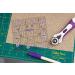 Quilted Bear Quilting Rulers - Transparent Acrylic Non-Slip Patchwork Ruler with Angles - 6 x 12 inches - Buy Online on GoSupps.com