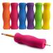 Special Supplies Long Foam Pencil Grips for Kids and Adults Colorful, Cushioned Holders for Handwriting, Drawing, Coloring | Ergonomic Right or Left-Handed Use | Reusable (6)