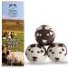 Eco Tumble Dryer Balls - 100% Wool - Reduce Drying time - Naturally Softer Clothes - Baby Safe - Pack of 3 XL Balls.