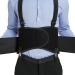NeoTech Care Lumbar Brace with Removable Pants Clips & Detachable Suspenders - Back Support Belt - Adjustable & Breathable - Shoulder Holsters - Black (Size L) - Buy Online on GoSupps.com