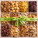 Nuts Gift Basket in Reusable Wooden Tray + Green Ribbon (12 Assortments) Holiday Christmas Gourmet Bouquet Arrangement Platter, Birthday Care Package, Healthy Food Kosher Snack Box - Adults Men Women Assorted Nuts - Gift B
