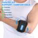Elbow Brace for Tendonitis & Tennis Elbow - Compression Pad for Pain Relief - Golfers Sleeve for Men & Women (Medium Size - Black) - Buy Online on GoSupps.com