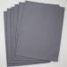 KCS 4/6 pc of 12" x 18" 18CT Counted Cotton Aida Cloth Cross Stitch Fabric (6 pc Light Steel Grey) 6 pc Light Steel Grey