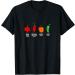 Hot Pepper Chili Pepper Types for Hot and Spicy Lovers T-Shirt