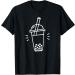Bubble Tea Drawing Milk Tea Boba Run T-Shirt