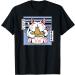 Kawaii Cat Neko Eating Ramen Noodle Soup Japanese Aesthetic T-Shirt